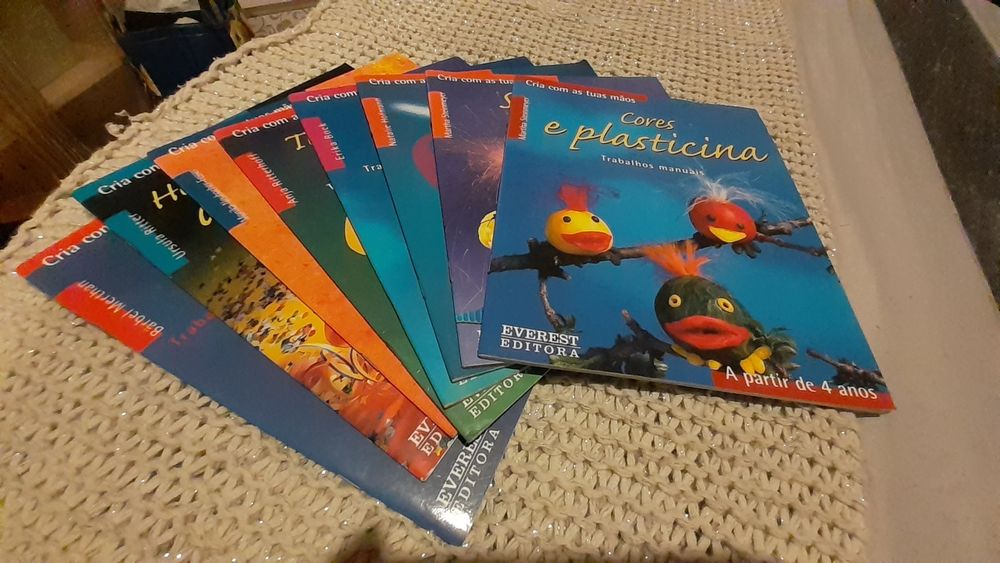 Colecao livros cria com as tuas mãos