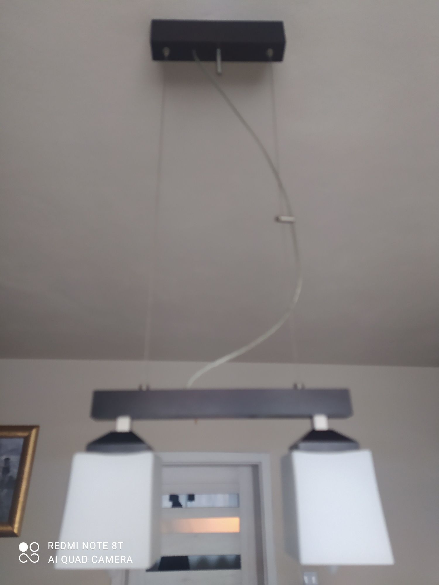 Komplet żyrandol i 2 lampki nocne
