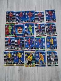Karty piłkarskie kolekcja 45 sztuk kolekcjonerskie