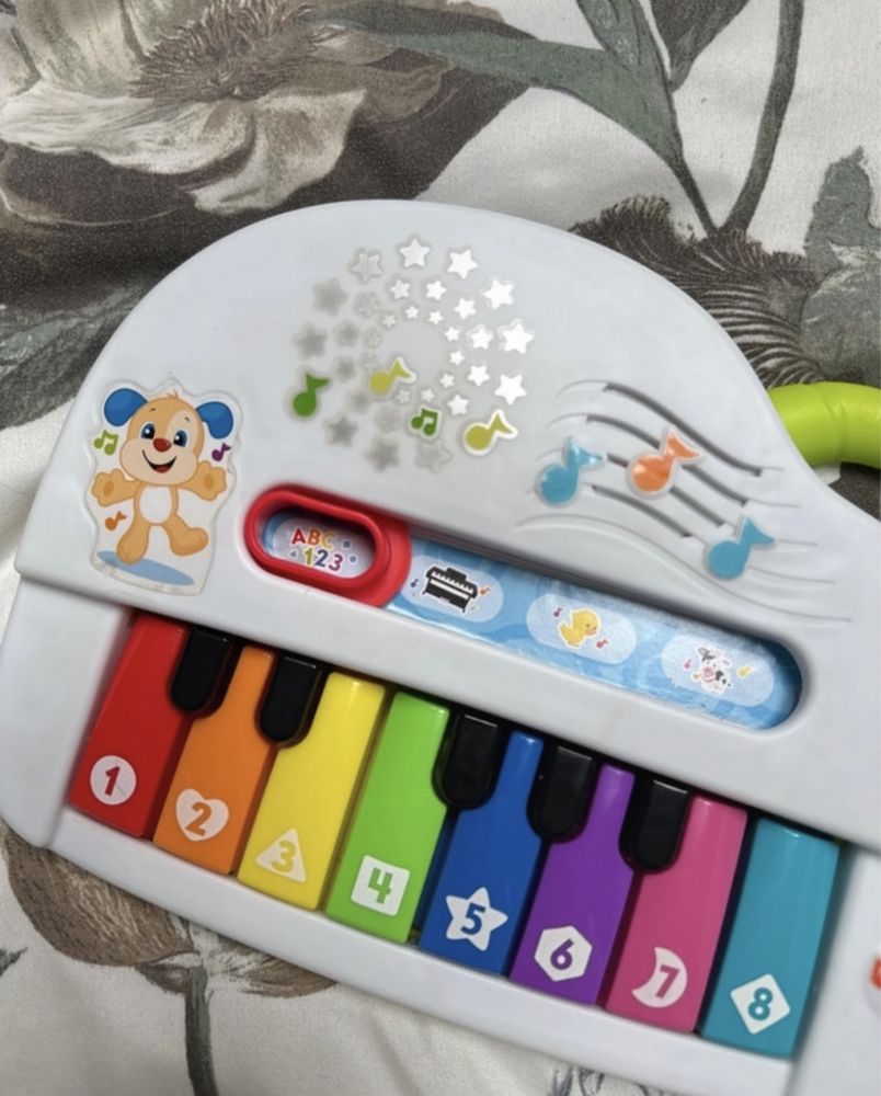 Pianino fisher price pianino dla dziecka jezyk hiszpanski  keyboard