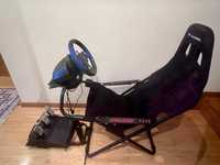 cadeira playseat + volante thrustmaster