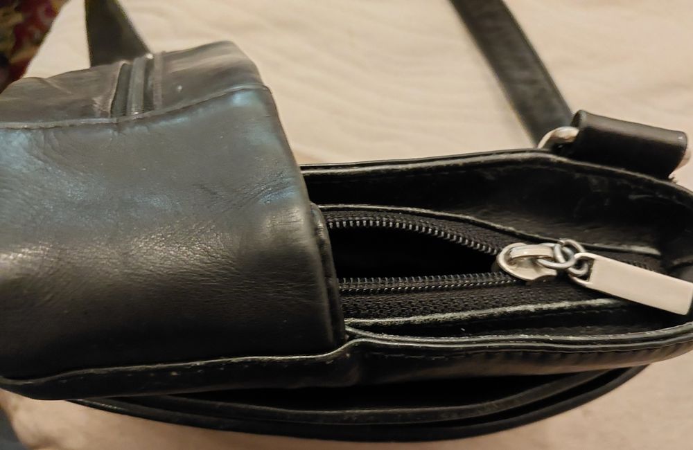 Skóra naturalna bardzo miękka,16x18cm torebka