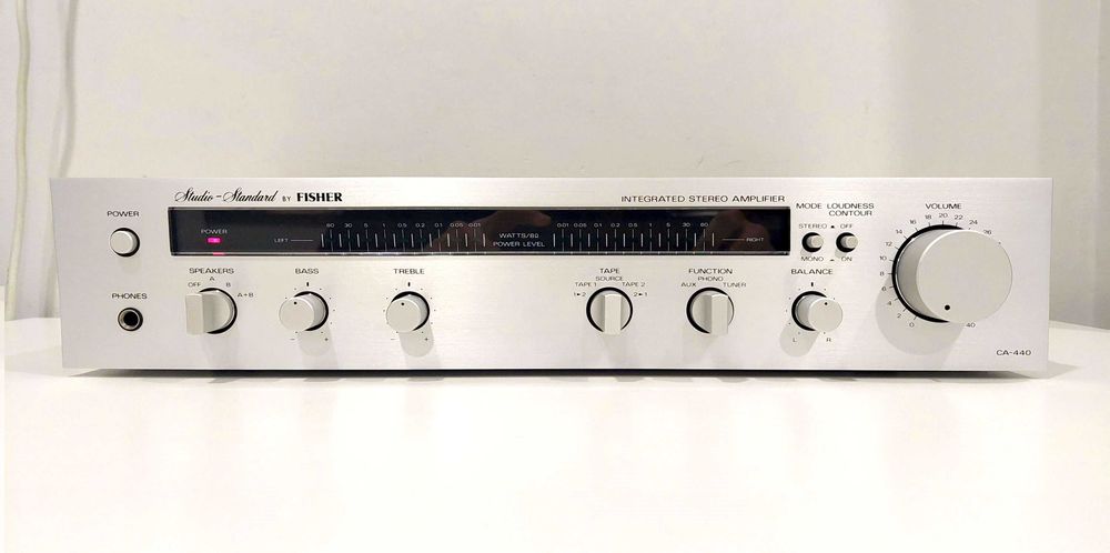 Amplificador FISHER CA-440 c/2x55w (irrepreensível)*