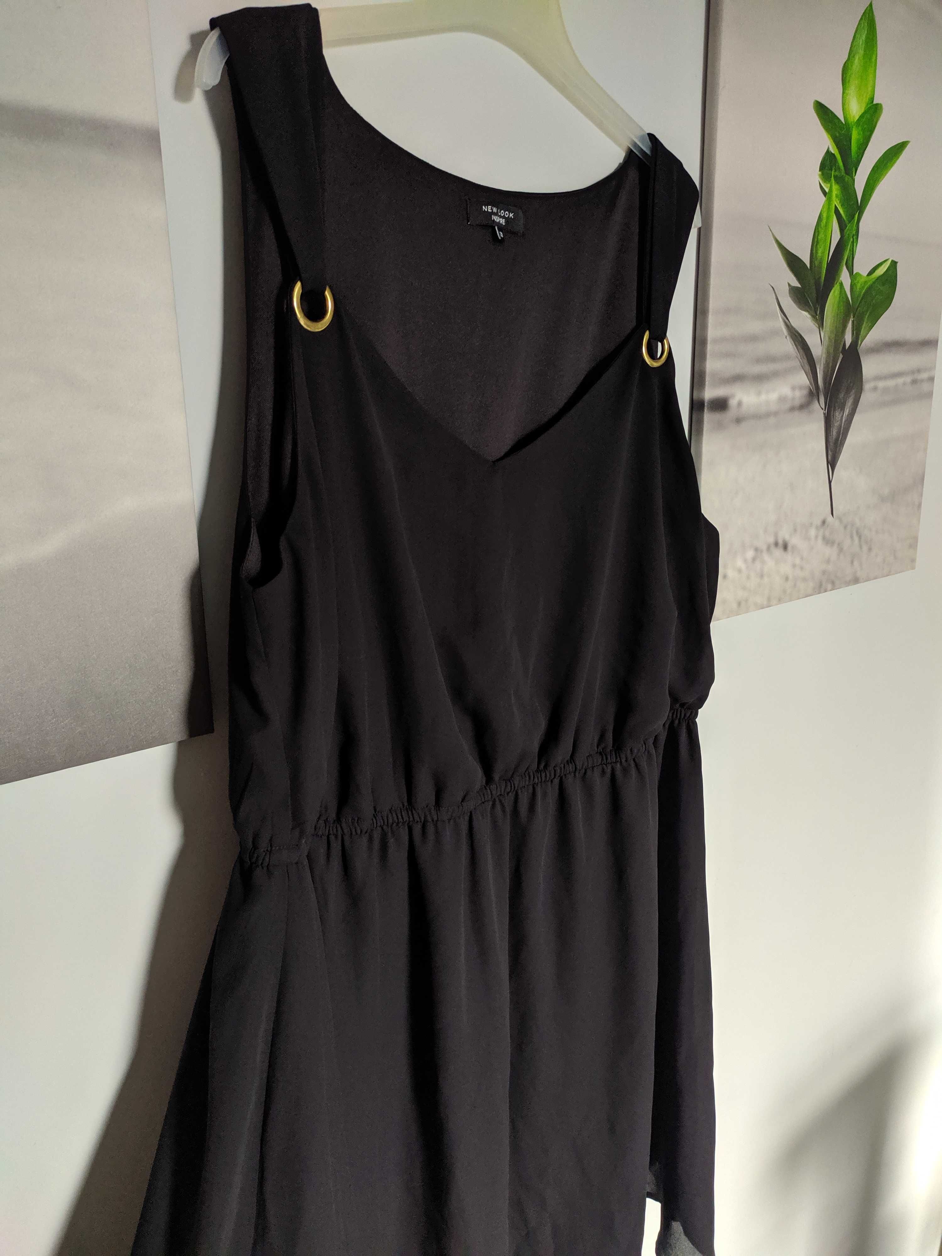 Sukienka czarna New look 48 50 5xl xxxxxl