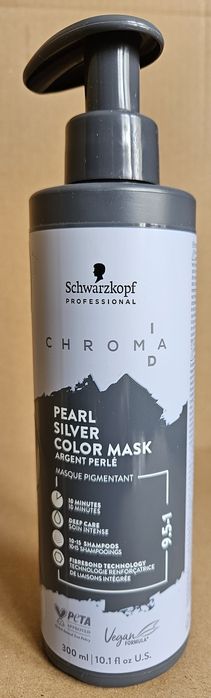 Chroma ID maska koloryzująca do włosów 300ml | Pearl Silver 9,5-1