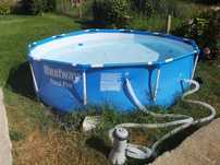 Piscina Bestway e filtro