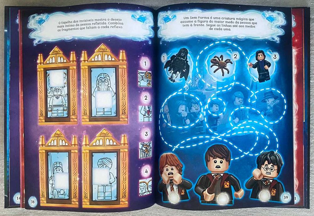 Livro Lego - Harry Potter, Um Novo Ano Mágico (Novo,c/boneco)