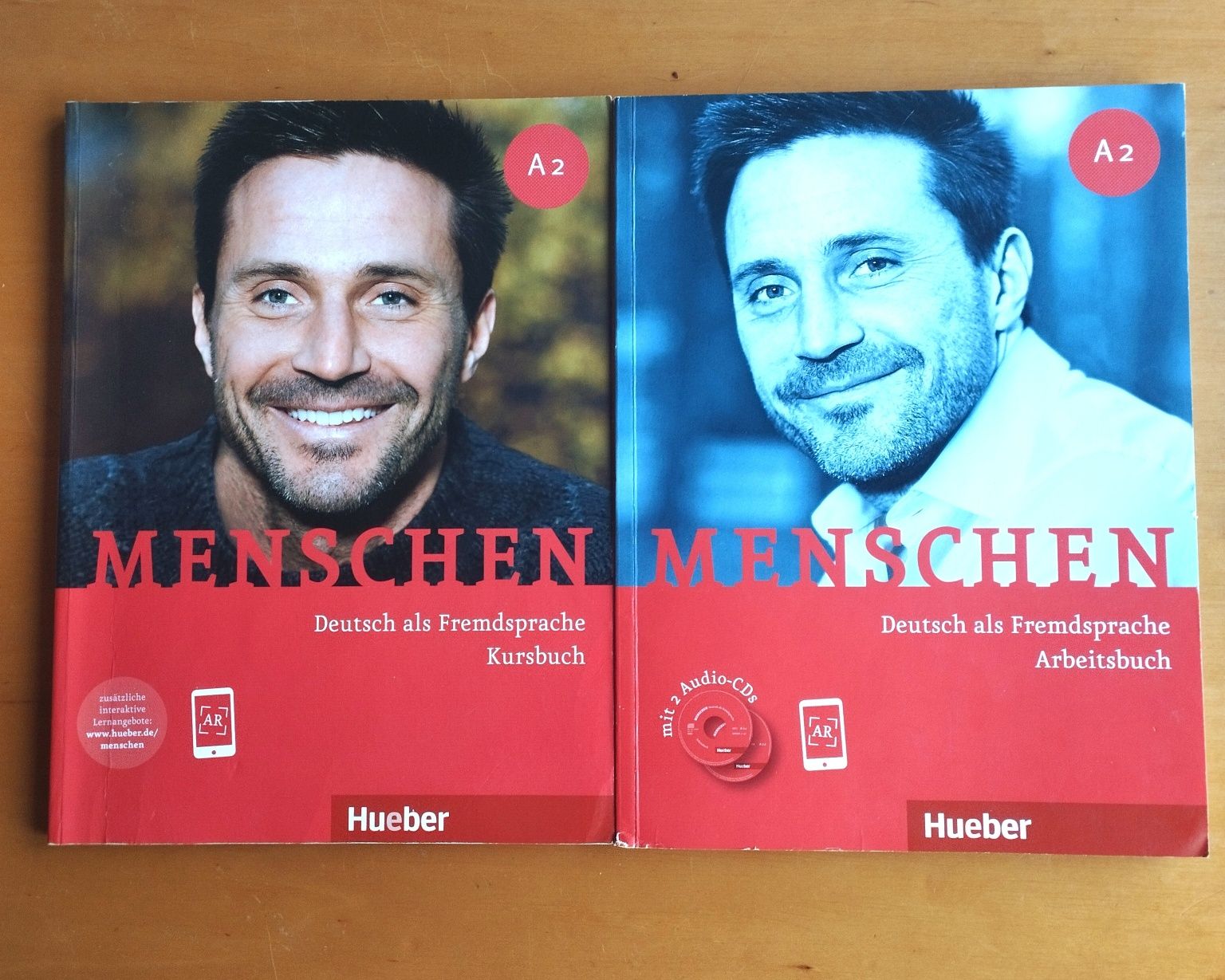 Menschen A2 Komplet Kursbuch i Arbeitsbuch + płyty . Hueber.