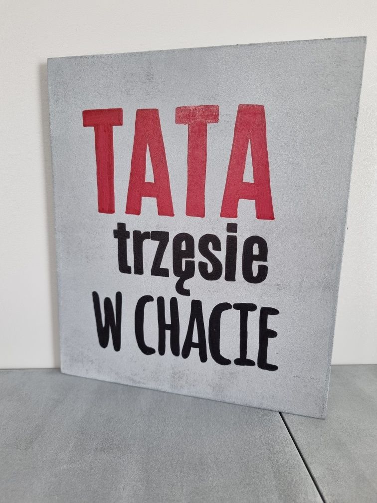 Dla taty tabliczka tata napis