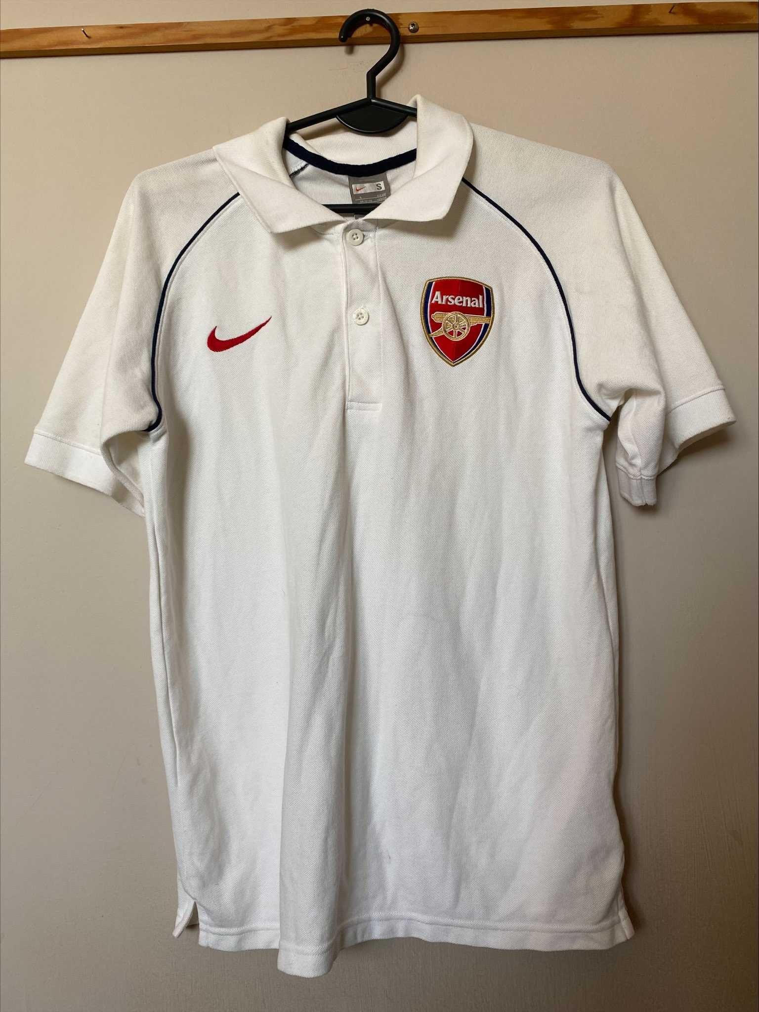 Vintage koszulka polo ARSENAL LONDYN F.C. Nike - S - OKAZJA