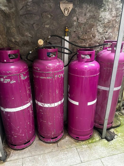 central de 4 botijas 45 kg propano