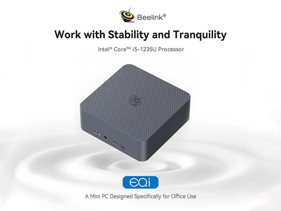 Beelink EQi12 Intel Core i5-1235U 32GB RAM 500GB NVMe - Новинка!
