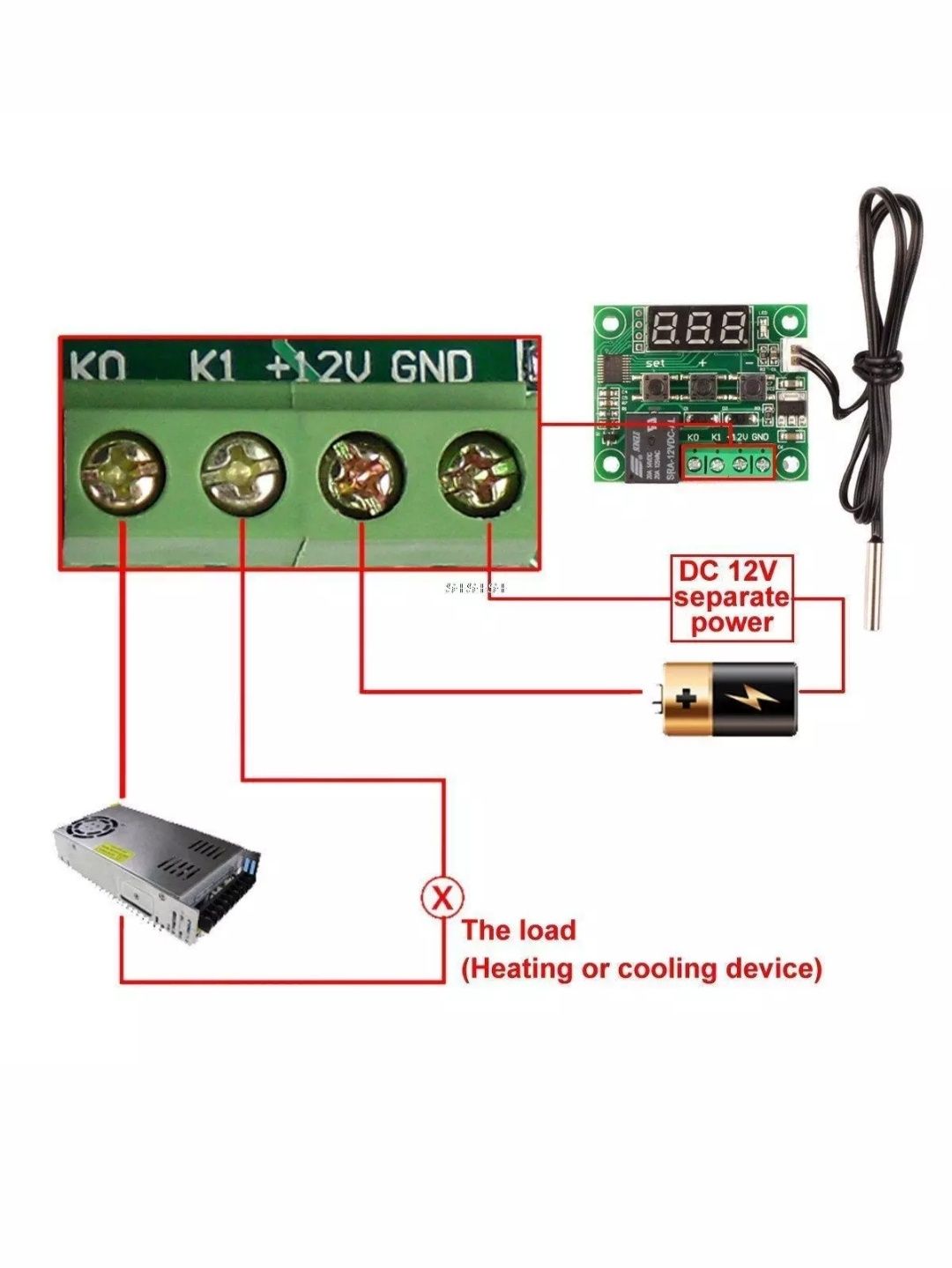 Termostato digital controle temperatura