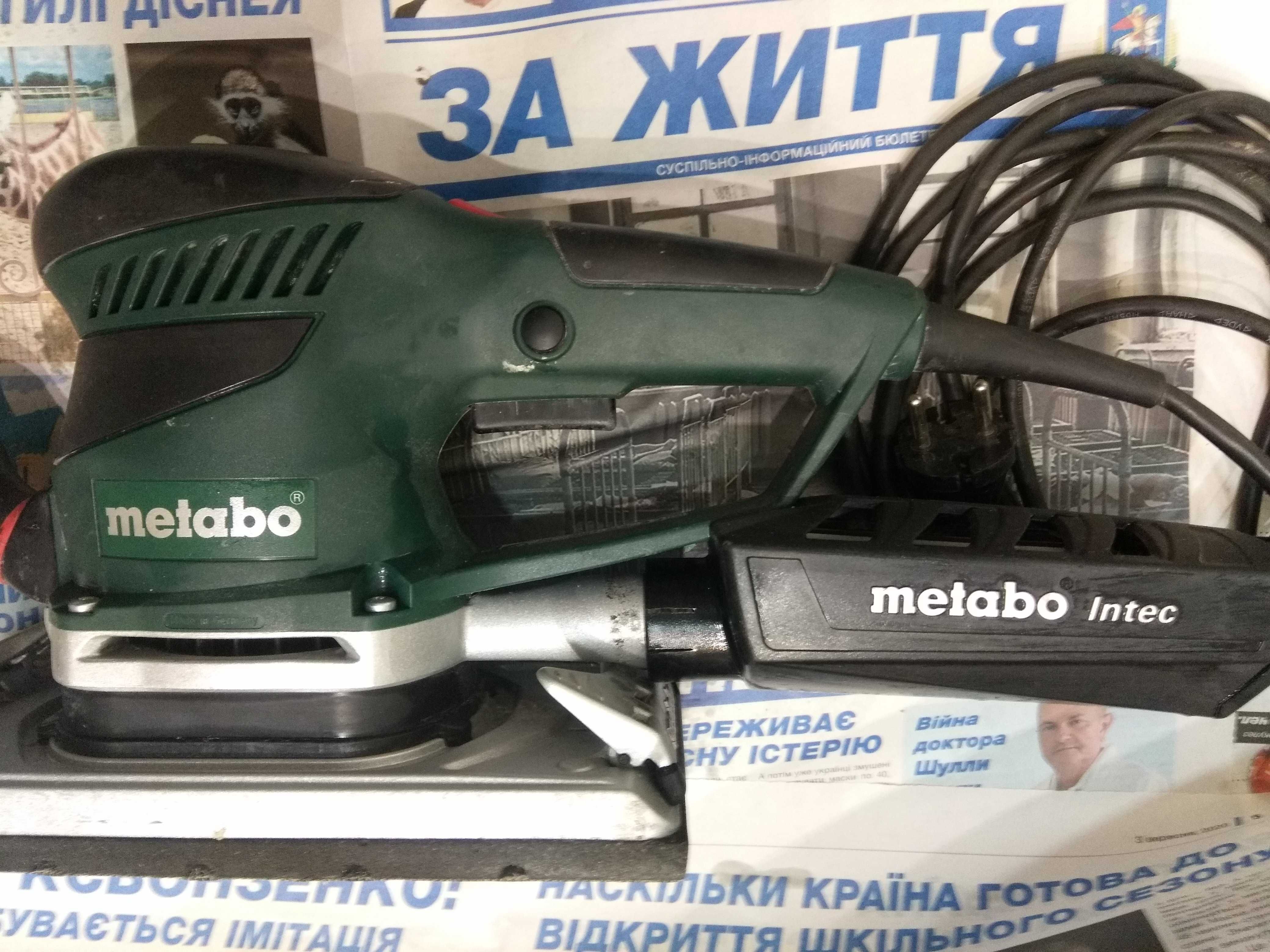 ШЛИФМАШИНА ВИБРАЦИОННАЯ / METABO SRE 4350 / Шліфувальна машина Metabo