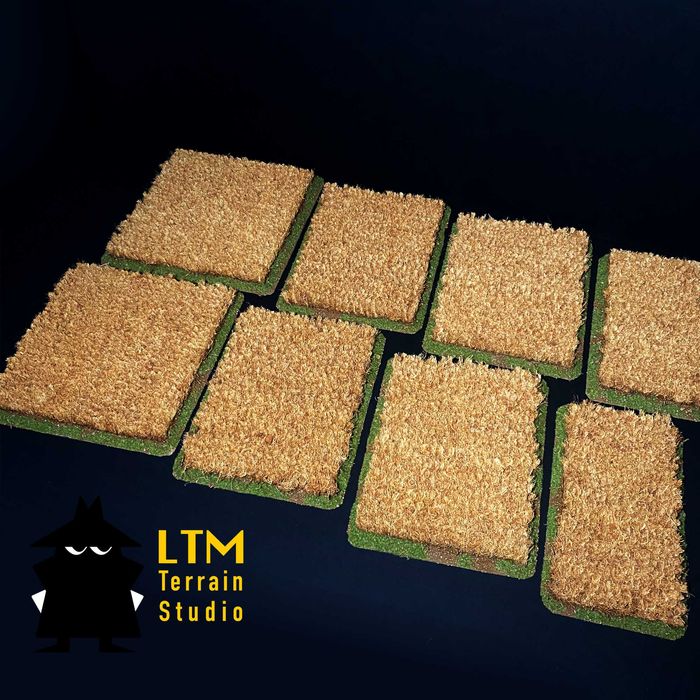 Duży zestaw pól terenów do gier bitewnych