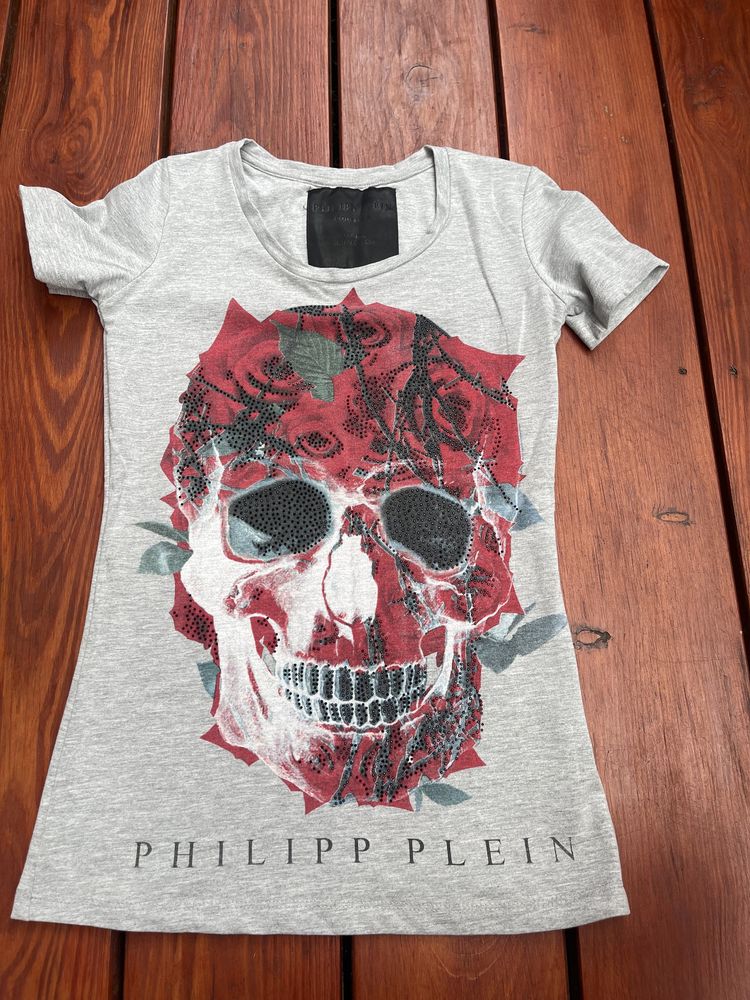 Philipp Plein damski T-shirt bluzka podkoszulek S