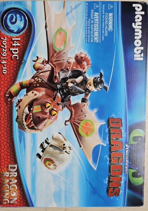 Playmobil 70729 Dragon Racing Śledzik i Sztukamięs