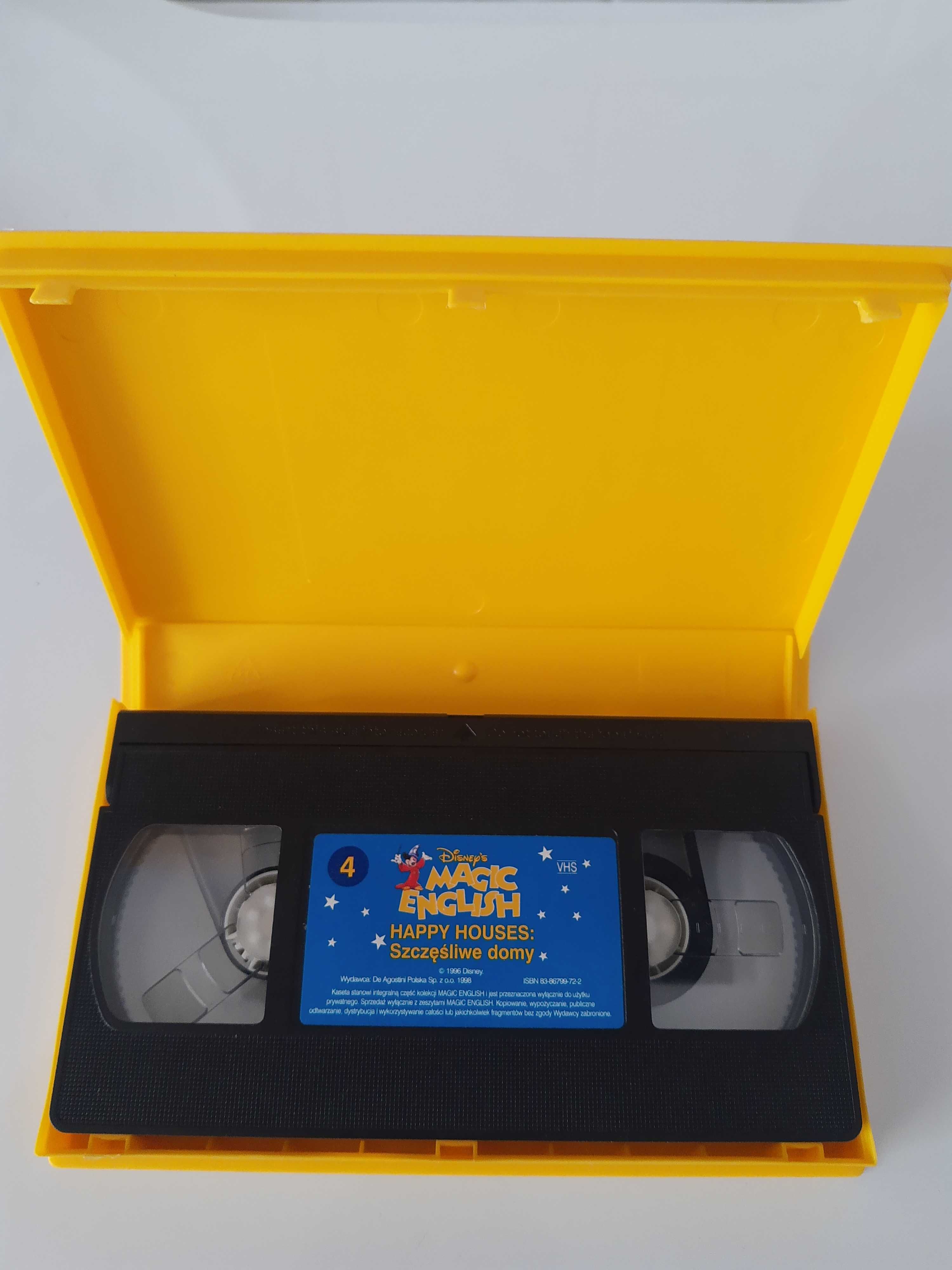 Magic English Disney's zestaw 12 kaset VHS