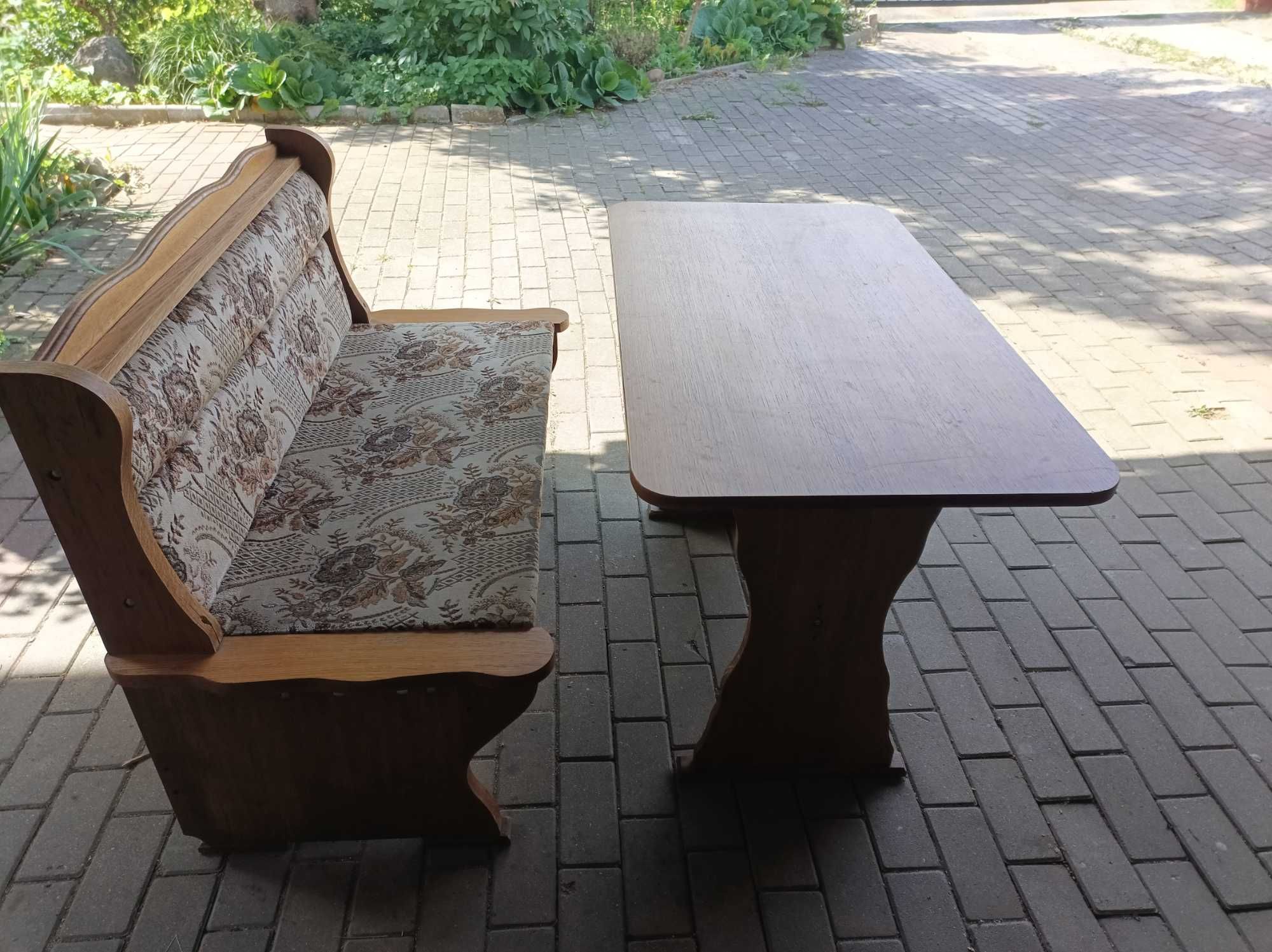 stół z ławką do kuchni
