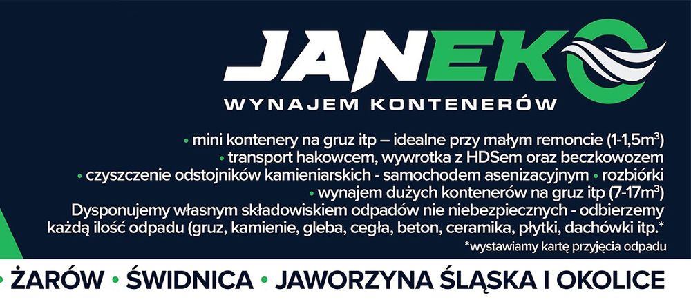 Mini kontenery na gruz, transport HDS, wywóz szlamu kamieniarskiego