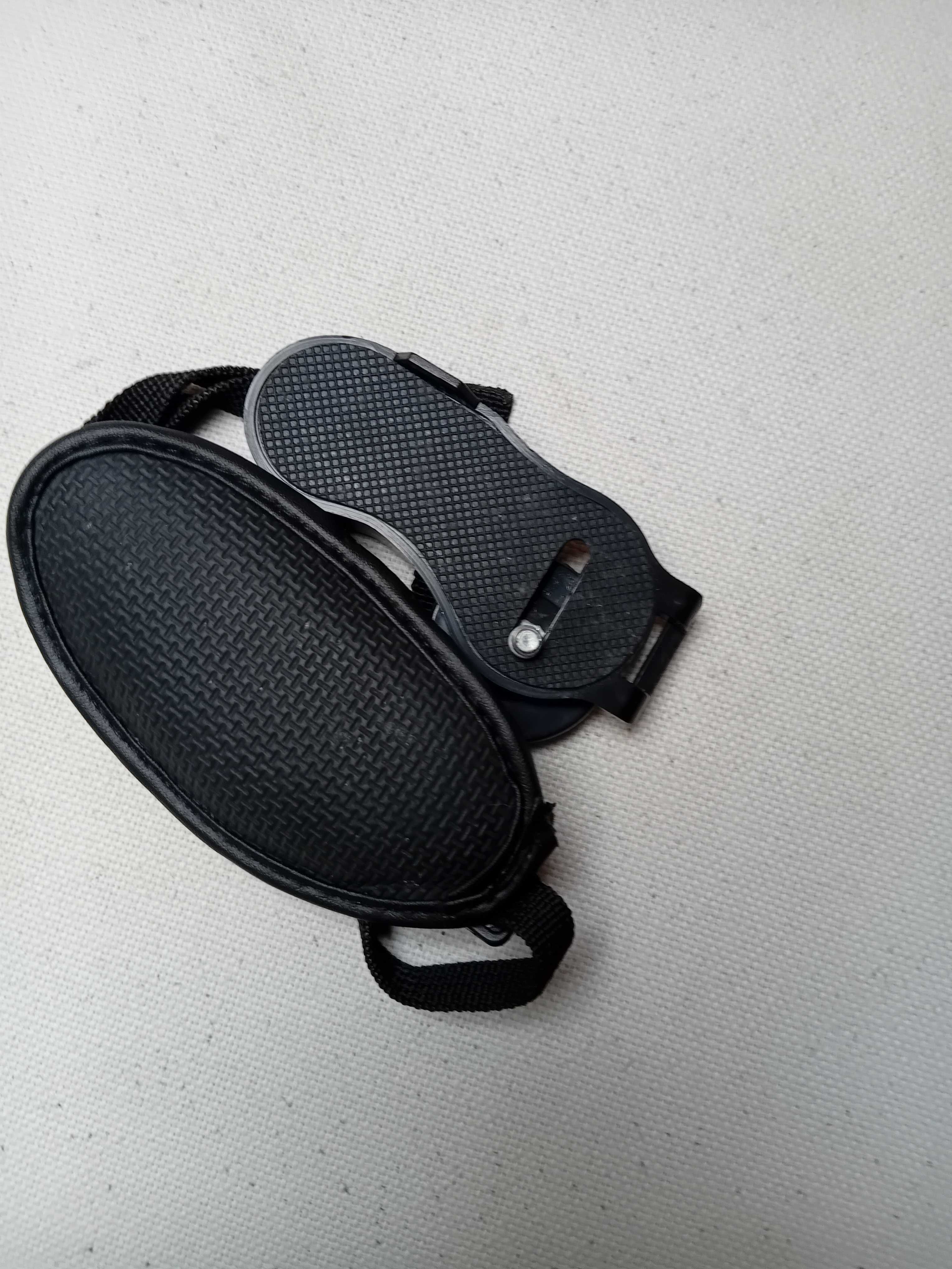 Alça de Pulso de Couro PU Preto Ajustável para Câmera