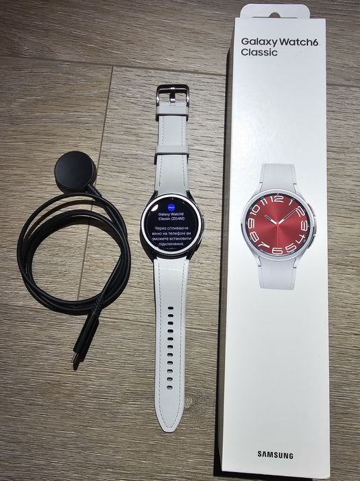 Смарт-годинник Samsung Galaxy Watch 6 Classic 43 mm LTE Silver