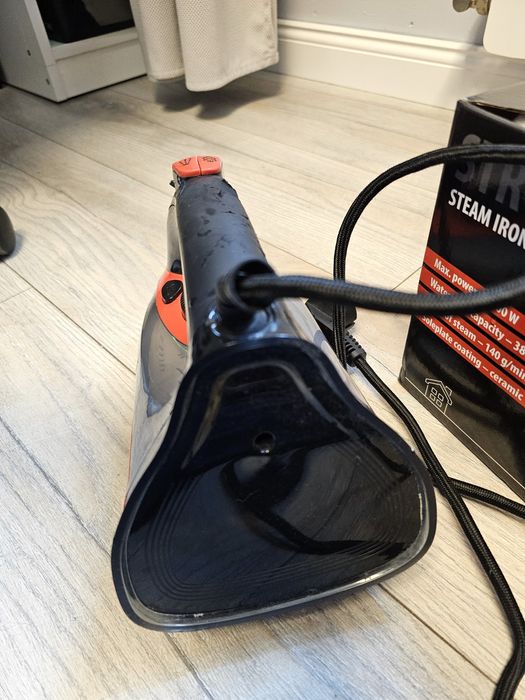 Mocne Żelazko Parowe Ceramiczne Strażak  3000W 9w1 ANTI-DRIP