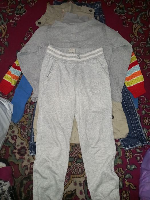 Большой пакет вещей для девочки 128-140 см