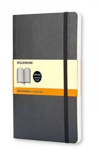 Notes Classic 13x21 linia - czarny MOLESKINE