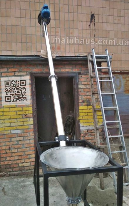 Koнвeєp зерновий шнек для борошна навантажувач хімічної гранули Hepжcт