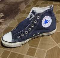 Оригінальні високі кеди converse (синій)