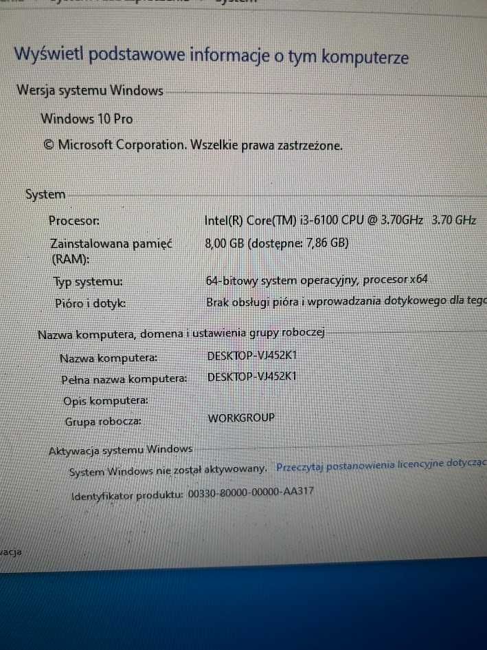 !!! Okazja !!! Zestaw Komputerowy Gwarancja DDR4 !!! 23 Cale!!!