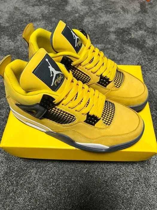 "Buty koszykówki "Nike_Air_Jordan_4_Retro_tour_yellow_R.39