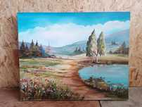 Quadro paisagem Vintage