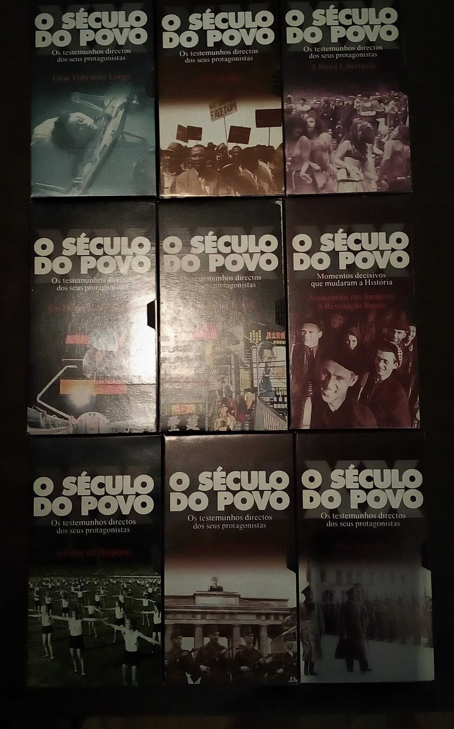 Cassetes VHS da Coleção "O Século do Povo"