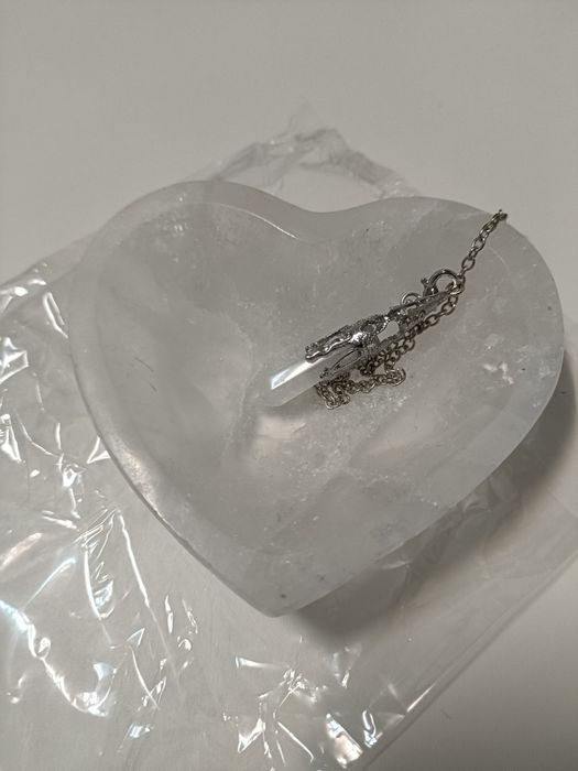 Taça Coração de Selenita 10x9cm