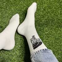 Высокие Белые Носки | Шкарпетки TNF Осень 2023