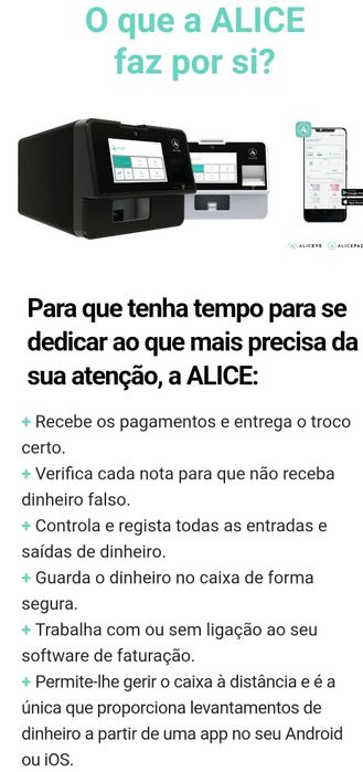 Maquina de pagamentos ALICE