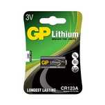 Bateria CR123A CR23 123A 3V 1400mAh GP Battery