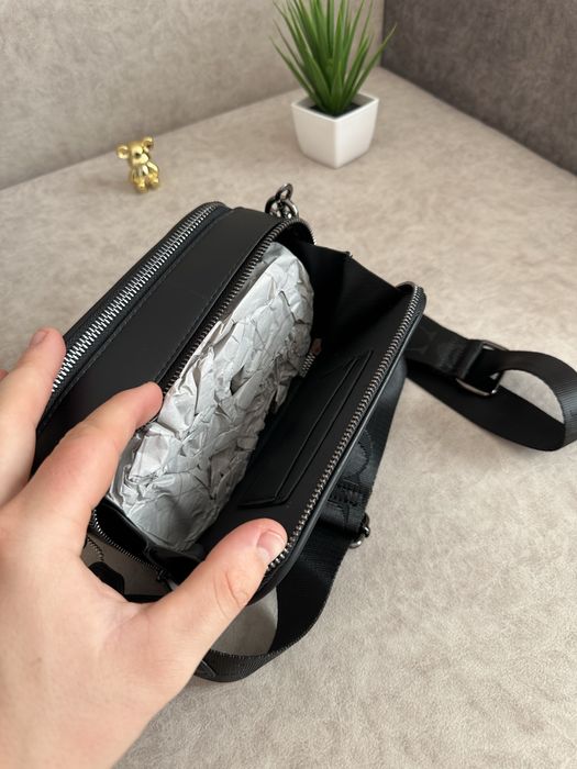 Сумка Coach | Месенжер коуч коач | шкіряний через плече