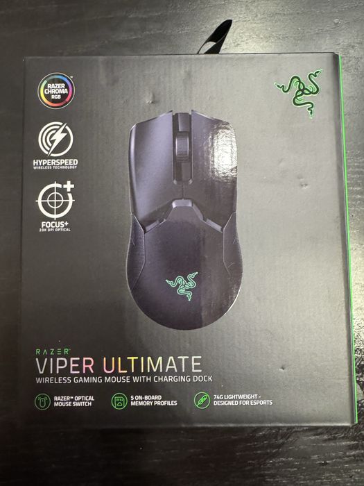 Ігрова Razer Viper Ultimate Wireless Gaming Mouse with Charging Dock