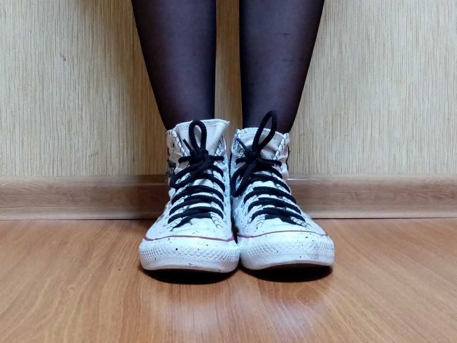 Кастомні кеди Converse, ручний розпис у стилі панк, гранж. Унісекс