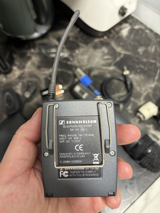 Радіомікрофон sennheiser ew 100, комплект!