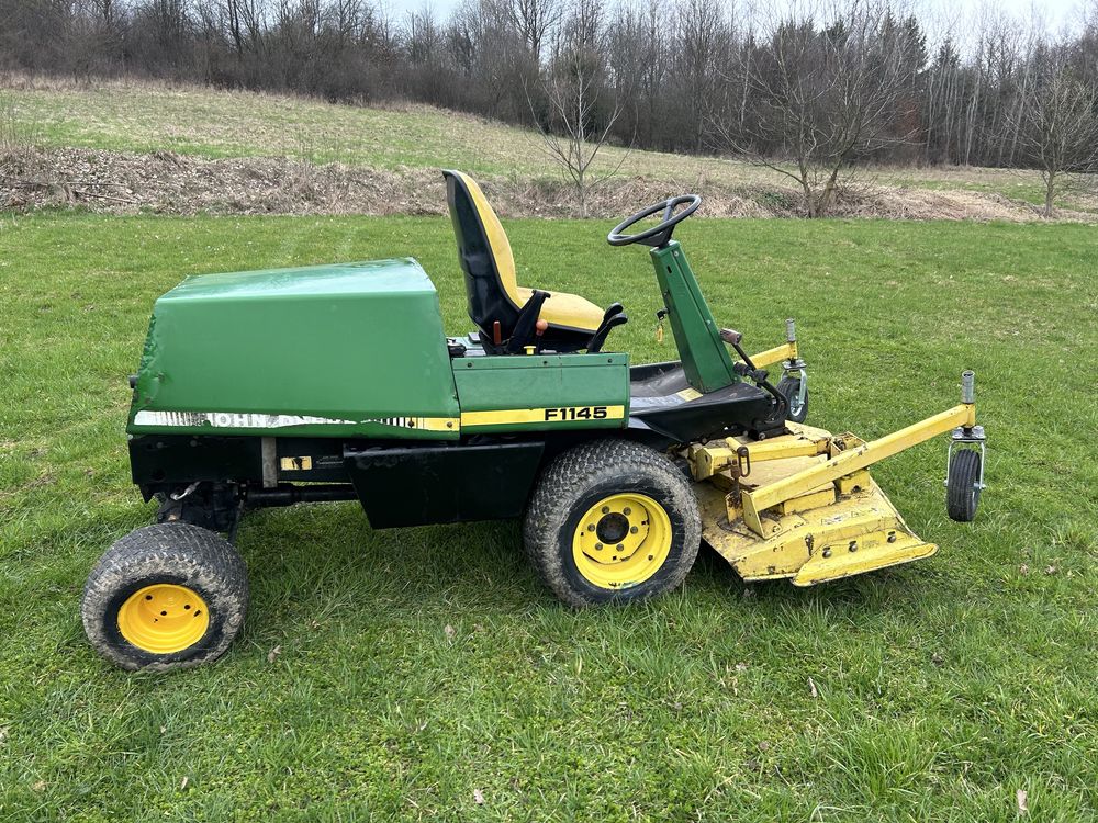 Traktorek Kosiarka ciągnik John Deere F1145 Duży 4x4 Blokada, pług