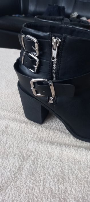 Czarne botki h&m