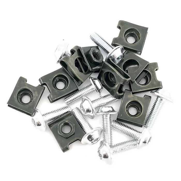 Molas metálicas (5 unidades) parafusos carenagens - M6 x 16 mm