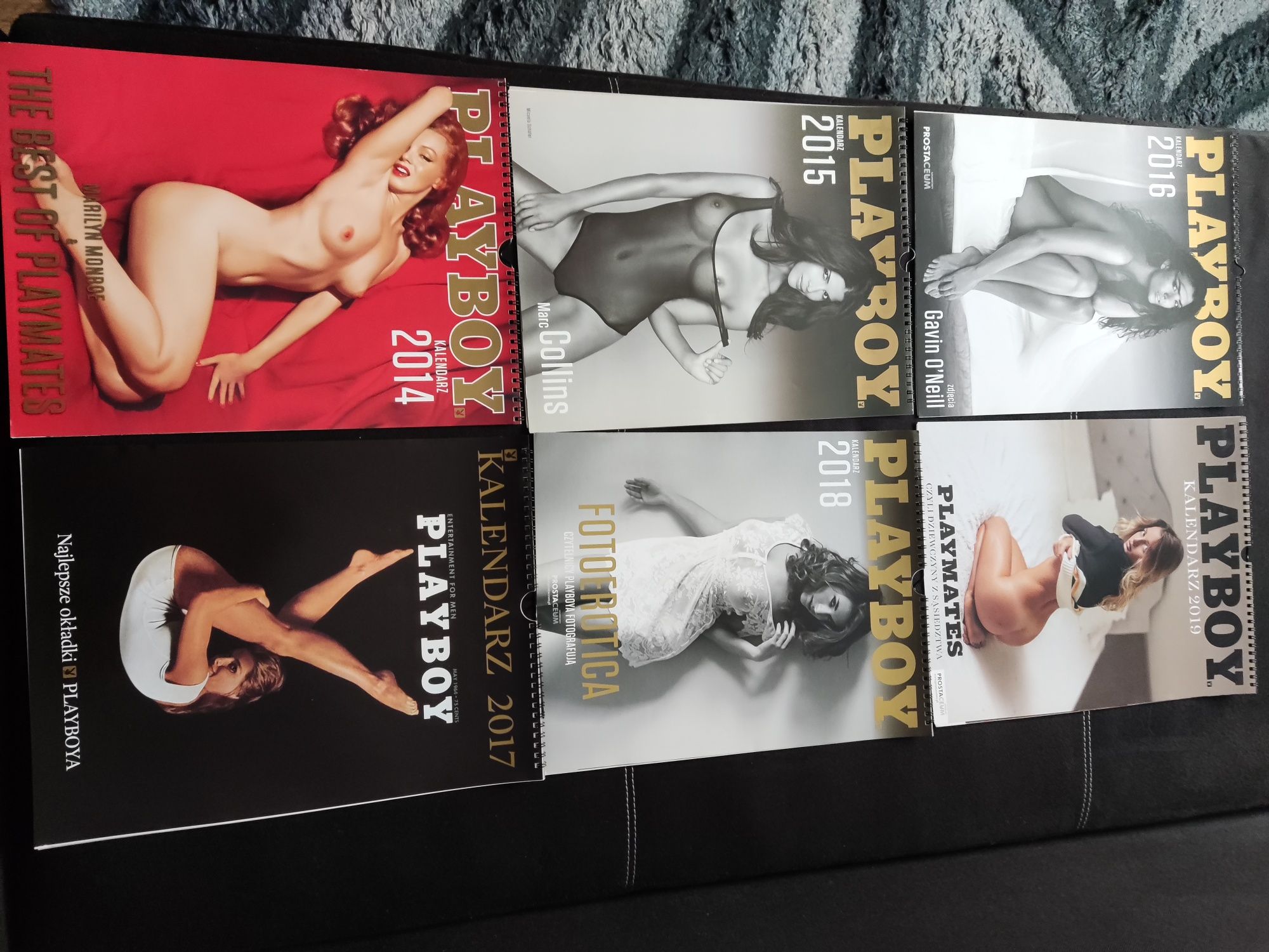 Playboy kalendarze rocznik 2008 - 2020.