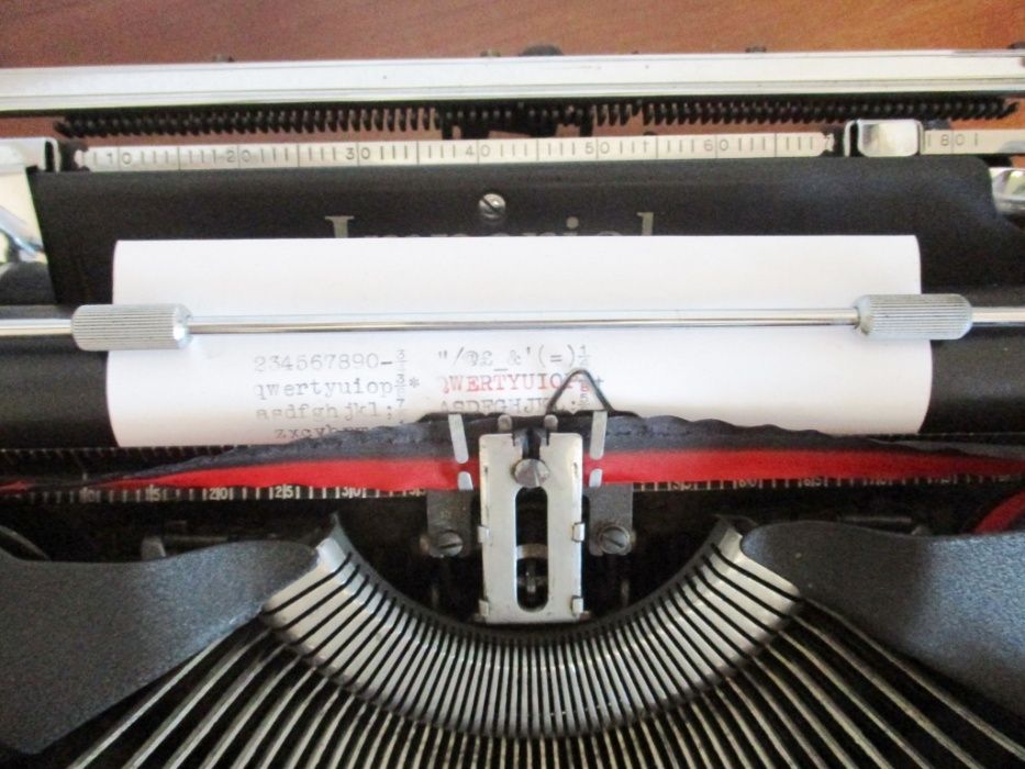 Maquina de escrever Imperial – 1930 – Raridade