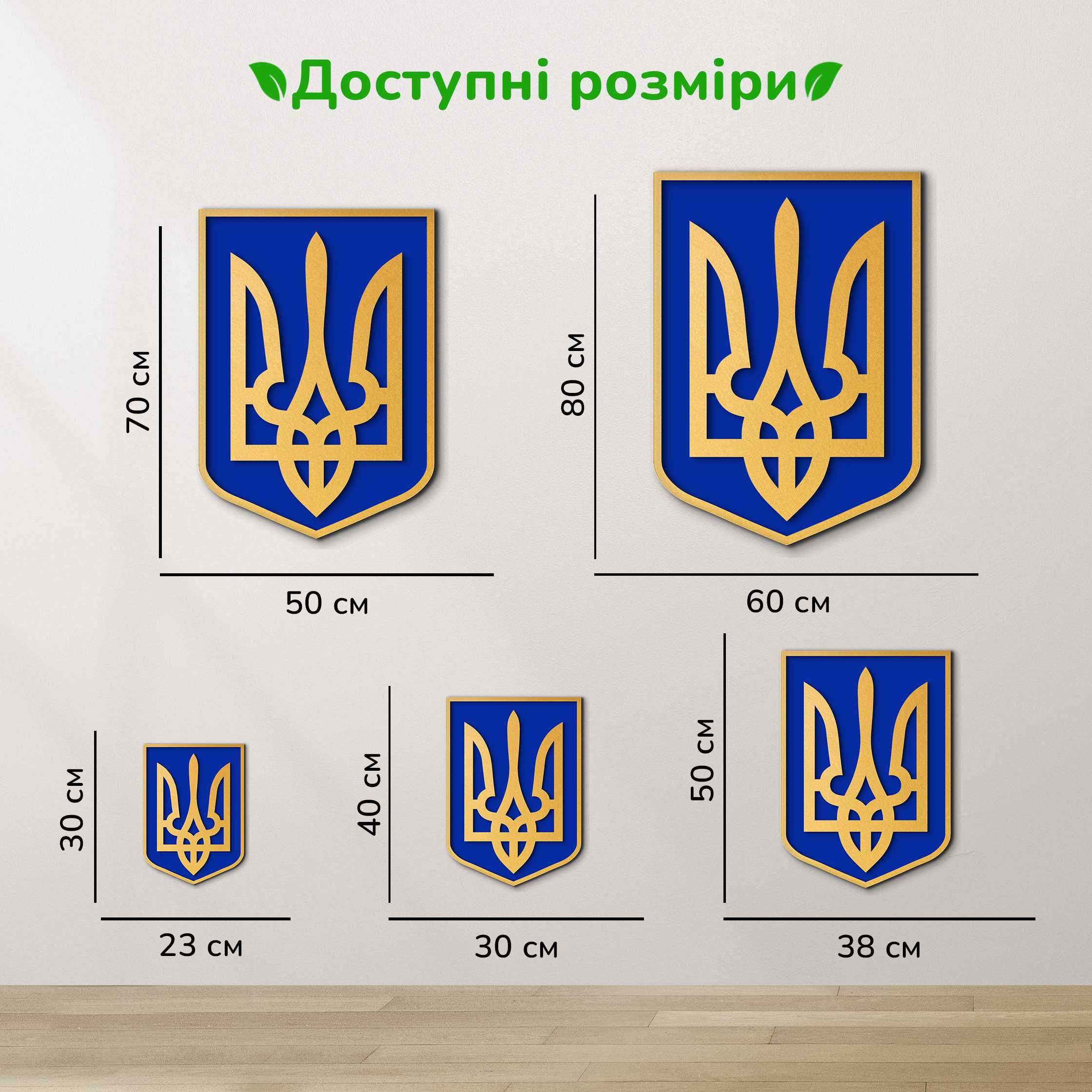Сучасний Герб України тризуб в держустанову подарунок військовому