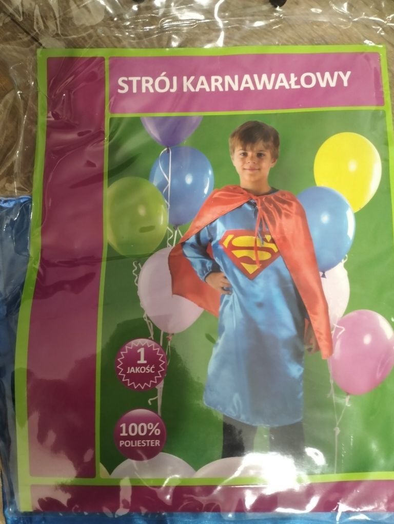 Aktualne Strój karnawałowy Superman  116-122 - przeczytaj opis